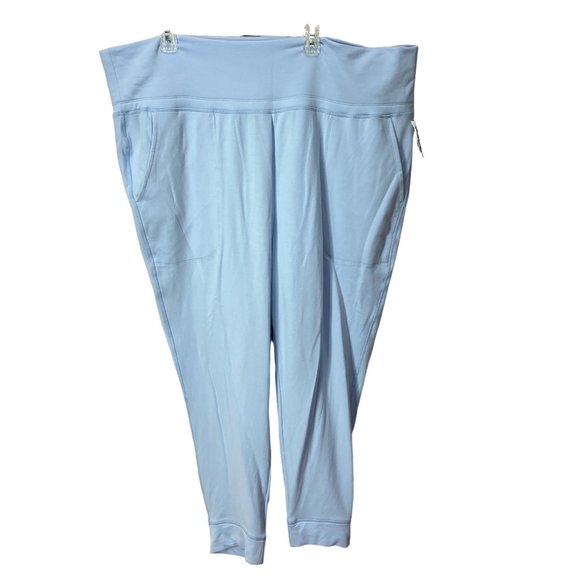 The Gap Women's‎ Light Blue Elastic Waist Size 3X Capri Pants - Picture 1 of 5